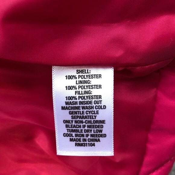 NWT Kim Rogers Women’s Vest Puffy Quilted Jacket Pink Size S - Picture 7 of 14